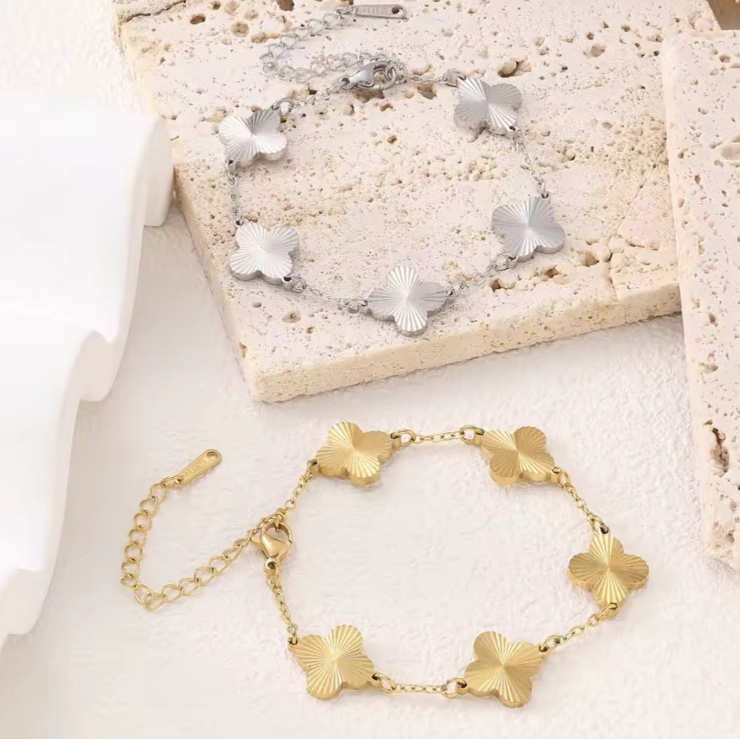 Soleil Clover Bracelet - Gold