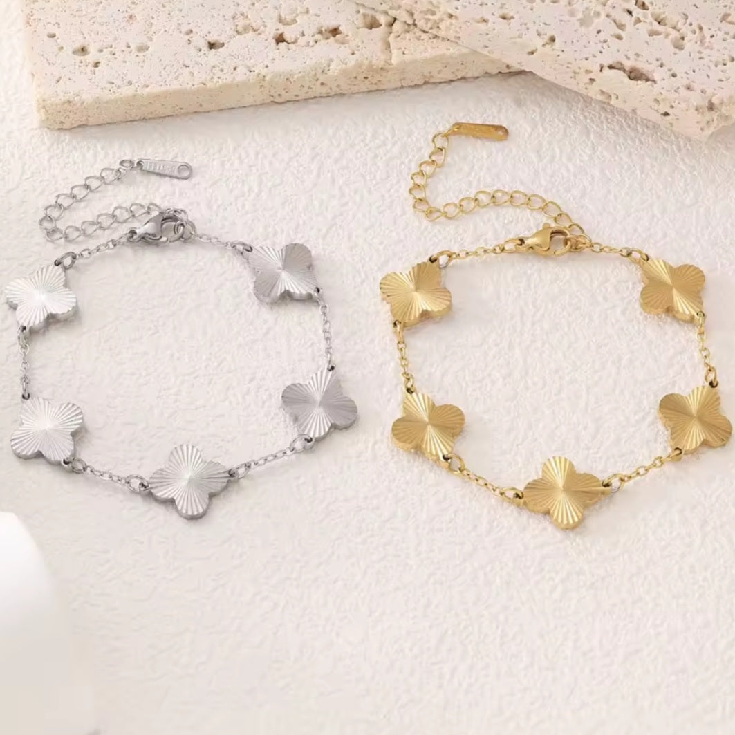 Soleil Clover Bracelet - Gold