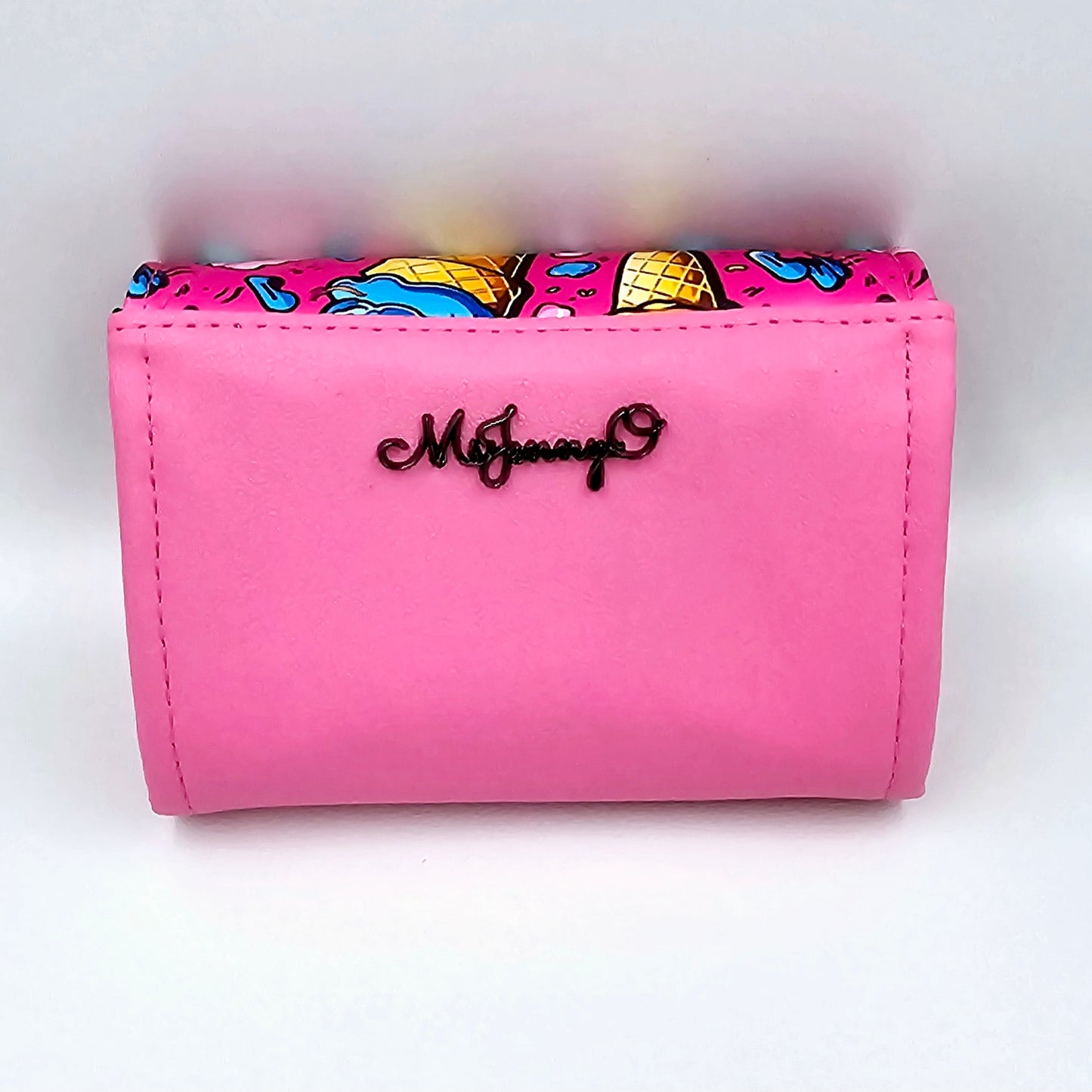 Pink Bubblegum Sundae Mini Clutch Wallet