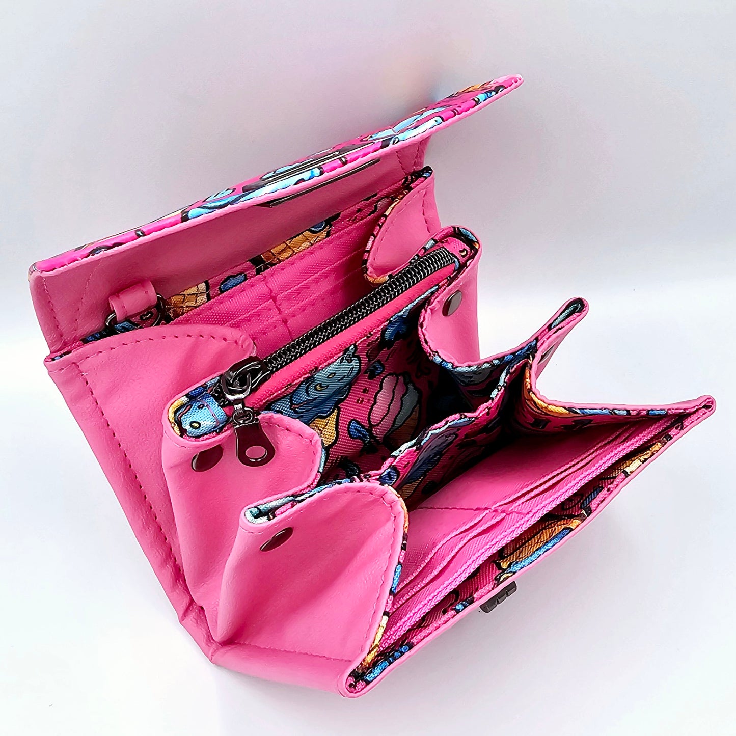 Pink Bubblegum Sundae Mini Clutch Wallet