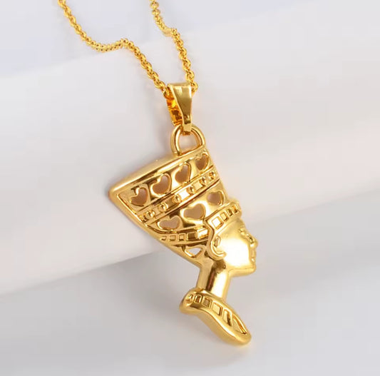 Nefertiti Pendant Necklace