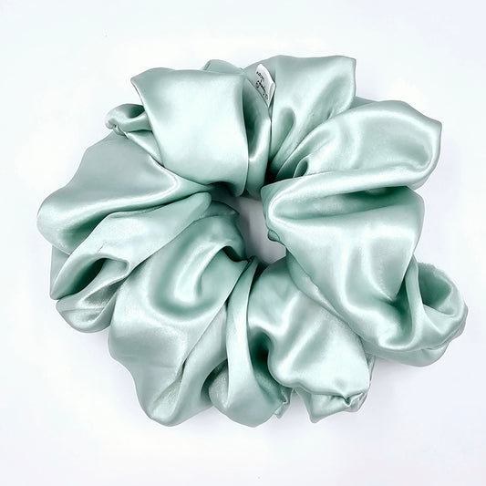 Duck Egg Satin Maxi Scrunchie