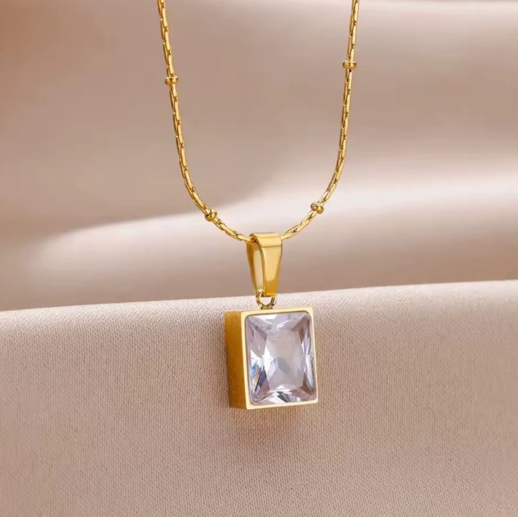 Lumière Gem Pendant Necklace