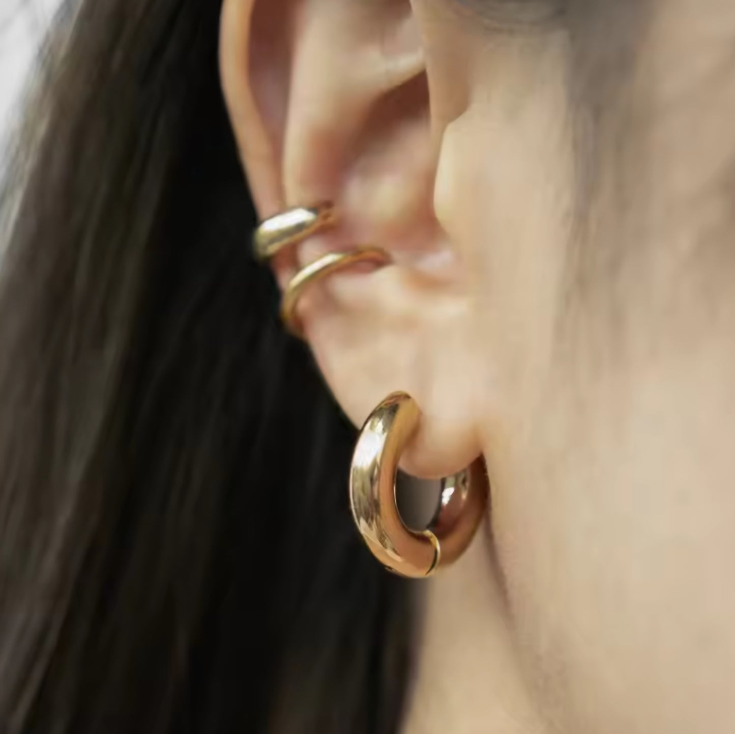 Aureum Huggie Earrings