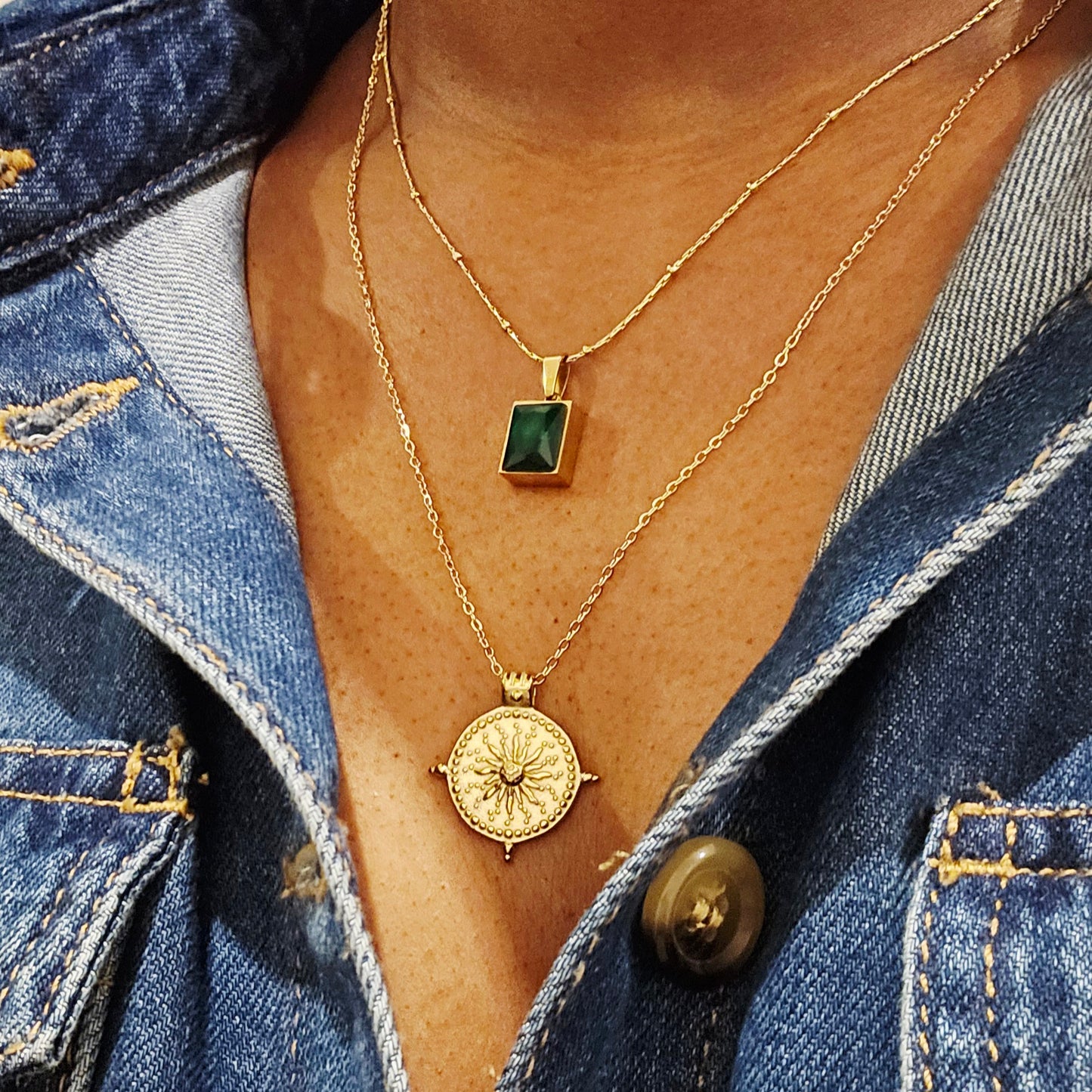 Lumière Gem Pendant Necklace