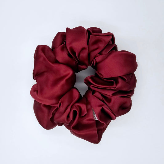 Bordeaux Satin Maxi Scrunchie