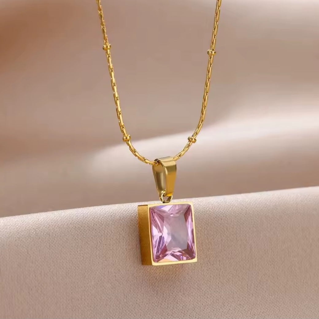 Lumière Gem Pendant Necklace